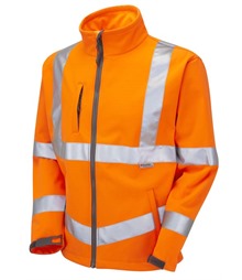 LEO WORKWEAR BUCKLAND ISO 20471 Cl 3 Softshell Jacket